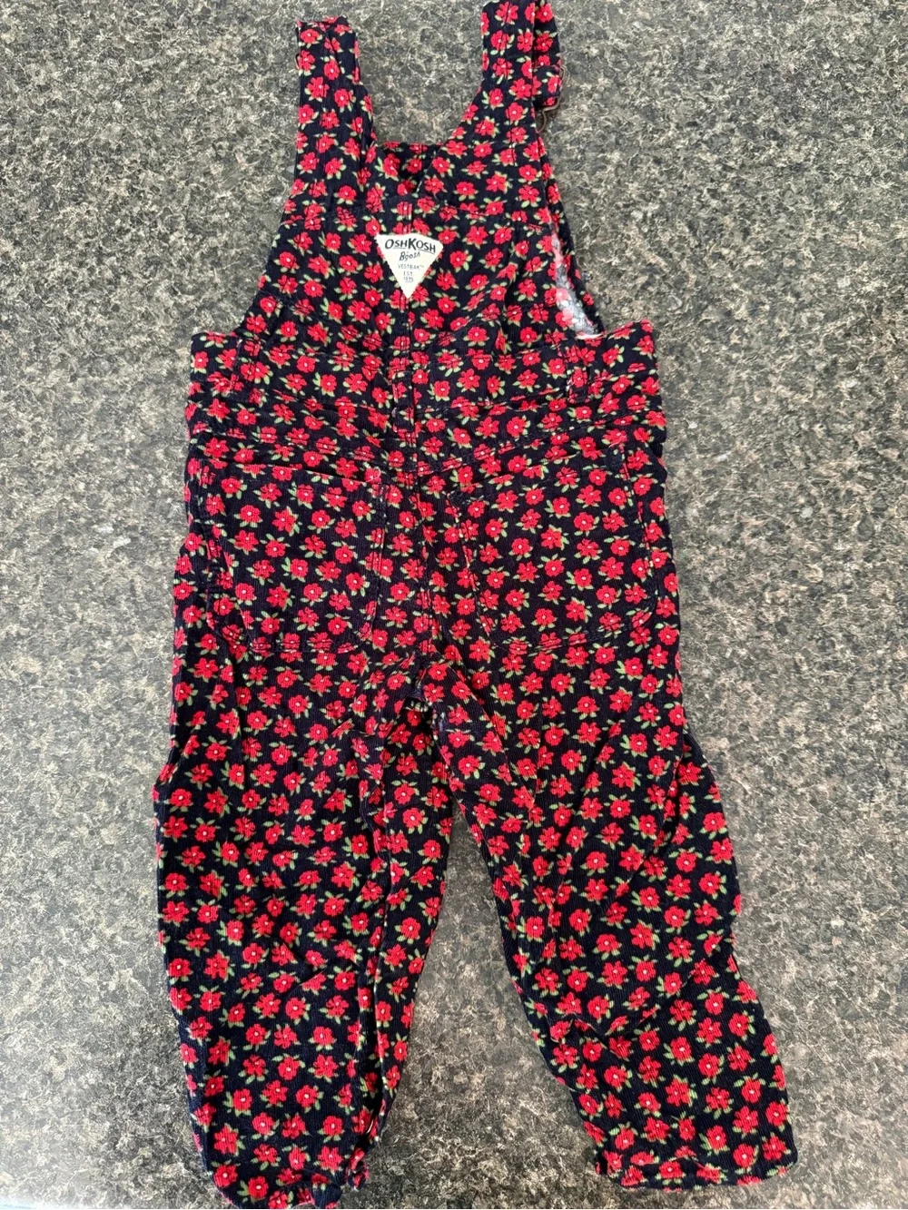 OshKosh B’gosh 24M Floral Overalls